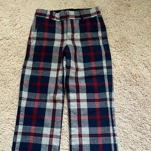 Boys Janie and Jack Plaid Pants size 6
